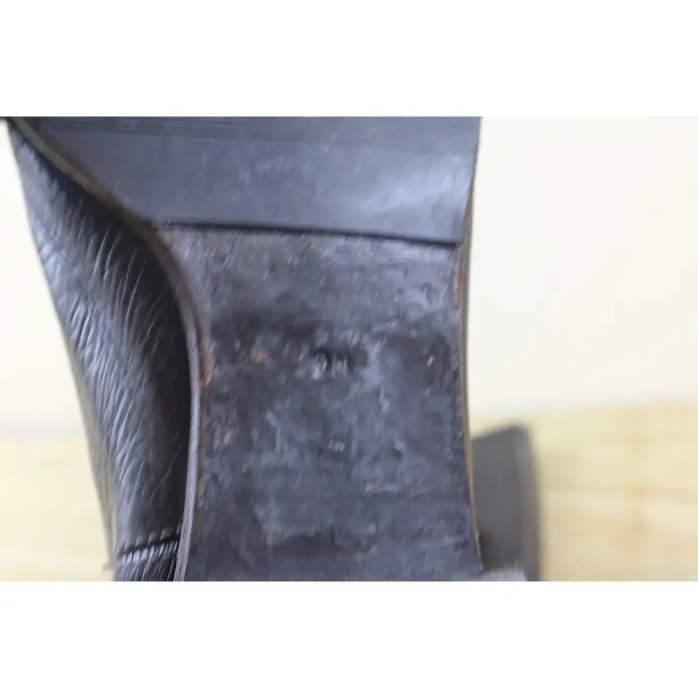 Tory Burch Boots 9M Brown Leather Keaton Riding Pull On Tall Equestrian